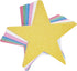 Bright Creations Glitter Star Cutouts for Bulletin Board, Crafts, Classrooms (6 Colors, 60 Pack)...
