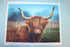 Highland Cow 100% Cotton 16"x12" Fabric Panel Quilting Cattle Panel Cow...