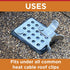 Butyl Tape Pads for Heat Tape Clips - Sealant Pads Made To Last & Easy Installation - Use for Roofing (Small) - 10 Pack...