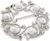 Napier "Gift Boxed" Silver-Tone with Pearl Wreath Brooch...