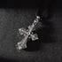 Car Pendant Metal Diamond Hanging Cross, Auto Interior Rearview Mirror Dangle, Interior Decoration Pendant...