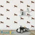 32pcs/Set Metallic Equestrian Horse Wall Stickers Vinyl Wall Decals Decor Kids Room Living Room Wallpaper Removable Mural SA525 (Black)...