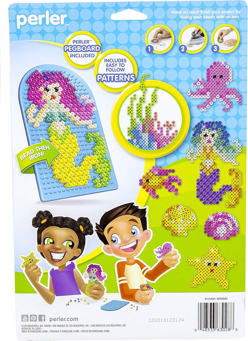 Perler Beads Mermaid and Ocean Animals Fused Bead Kit, 2002pc....