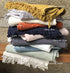 KyraHome 100% Organic Cotton 50"x60" Muslin Blankets for Adults, Couch, Kid, Pre-Washed Plant Dyed Breathable Lightweight Gauze Soft Throw Blanket...