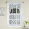 Sweet Home Collection 5 Pc Kitchen Curtain Set, Swag, Valance, Songbird White, 24" Tier Pair...