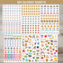 bloom daily planners Meal Planning Stickers - 8 Sheets / 592 Stickers - Essential Variety Pack for Menu Prepping, Grocery Shopping, Food & Diet Tr...