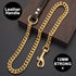 Chain Dog Leash Metal Chew Proof 12MM Pet Leash Chain with Leather Padded Handle for Large Medium Small Dogs(Total Length of 3ft)...