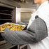 Carlisle FoodService Products 800FG24-BK BestGuard Commercial Heat Protection Up to 450° F Oven Mitts (Pair), 24" Length, Black...