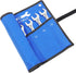 1 Piece 12 Pockets Metric Wrench Tool Roll Up Pouch Utility Heavy Duty Canvas Tool Organizers Bag Blue...