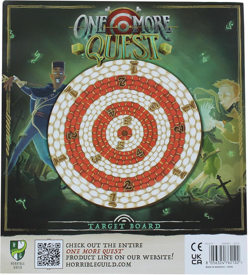 Modiphius Entertainment: One More Quest: Target Board - Cardboard Target for Dice Throwing, Comedy Dungeon Crawling Tabletop Role Playing Accessor...