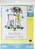 Janlynn Stamped Cross Stitch Kit, White...