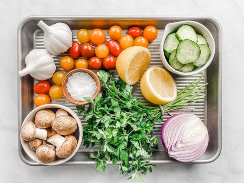 USA Pan Bakeware Nonstick Quarter Sheet Pan, Baking Sheet Aluminized Steel...