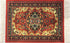 Carpet Coasters, Set of 4 Turkish Rug Style Table Drink mats, Absorbent Kitchen and Dining Accessories, Spill & drip Protection, Rectangular...