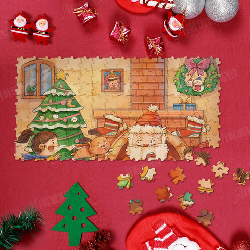 AUEAR, Unfinished Wooden Blank Jigsaw Freeform Wood Piece for DIY Crafts Arts Card Making (50 Pack)...