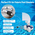 Pool Cleaner Kit for Polaris 280 480, 2Pcs All Purpose Bag with Zipper Closure Replacement Mesh Bag and 10Pcs Sweep Hose Tail Scrubbers Replacemen...