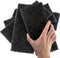 Heavy Duty XL Black Scouring Pad 5 Pack. 10 x 4.5in Large Multipurpose Nylon Scrubbing Sponges. Clean Bathrooms, Kitchens, Counters and Floors to ...