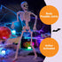 JOYIN 3 PCS Halloween Hanging Skeletons 16" Full Body Posable Joints Movable Plastic Bones for Halloween Party Outdoor Indoor Decor, Yard Patio La...