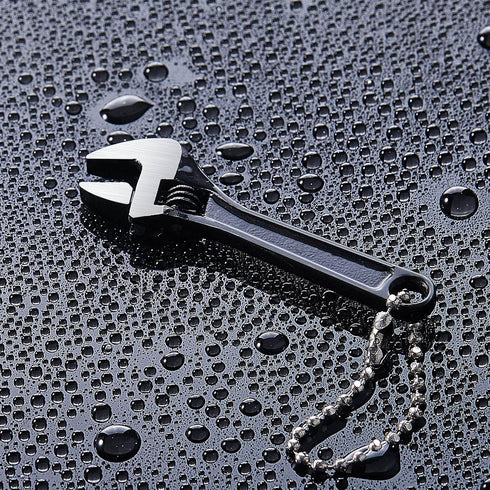 Chumia 12 Pieces Adjustable Hand Wrench Black Spanner Wrench Size Adjustable Spanner Hand Knurl Tool Adjustable Wrench Wide Jaw Wrench Repair Hand...