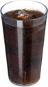 Carlisle FoodService Products 52168107 Stackable ShatterResistant Plastic Tumbler, 16 oz., Clear (Pack of 6)...