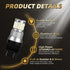 3157 Led Bulb,Reverse Light Bulb,Car Accessories Super Bright Low Power 3157 4157 3057 3156 LED Bulbs with Projector,Brake Stop Tail,Led Tail Ligh...