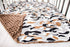 Top Tots Baby Blanket - Black and Grey Camo with Minky Dot, 38.5 x 29 Inch Brown...