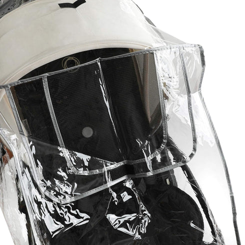 Masirs Baby Stroller Rain Cover - Universal Size, Weatherproof Shield to Safeguard Your Child from Wind & Rain. Mesh Material for Ventilation & Re...