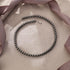 EVER FAITH Round Simulated Pearl Choker Necklace, 925 Sterling Silver Pearl Strand Necklace Wedding Jewelry for Flower...