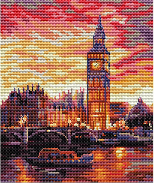 Bilrost Cross Stitch Kits for Beginners Cross Stitch Needlepoint Kits for Adults Stamped Cross Stitch Kits for Adults DIY 14CT Embroidery Patterns...