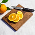 Walnut Wood Cutting Board and Charcuterie Board, 8" x 6-3/8"...