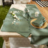 DII Indoor/Outdoor Re-Usable Tabletop Collection Tonal Lattice, Machine Washable, Tablecloth, 60" Round, Artichoke...