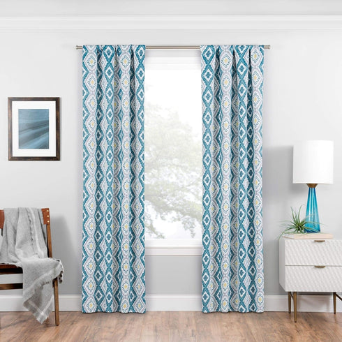 ECLIPSE Room Darkening Curtains for Bedroom - Morrow 37" x 63" Thermal Insulated Single Panel-Rod Pocket Light Blocking Curtains for Living Room, ...