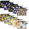 Boao 10 Pieces Small Coin Purse for Women Bulk Boho Change Purse Mini Pouches Wallet Coin Bag with Zipper for Women Girls (Sunflower Print, 4.52 x...