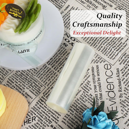 Cake Collar - 6 x 394inch/1 Roll-Transparent Acetate Cake Roll, Professional Acetate Sheets for Baking, Elegant Cake Wrapping, Edge Decorating....