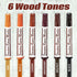 Wood Scratch Repair Kit Markers - Set of 13 - Scratch & Stain Markers, Furniture Repair Pens for Touch-Up on Wood Furniture, Tables, Desks, Bedpos...