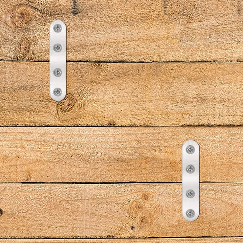 Lesnala 4-Piece Bed Railing Bracket Used to Connect Wood, Bed Replacement Parts, Headboard and Footboard Fixing Fittings Wooden Bed Frame Used to ...