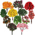 LIOOBO Fairy Garden Tree Plant Ornament: Miniature Garden Accessories, 12pcs Mixed Model Trees 2.1-2.5 Inches for DIY Crafts, Micro Landscape, Tra...