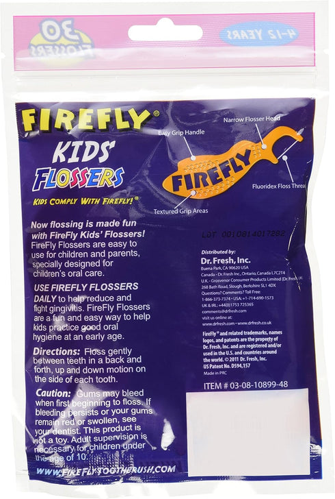 Firefly Kids Flossers: 30 Count...