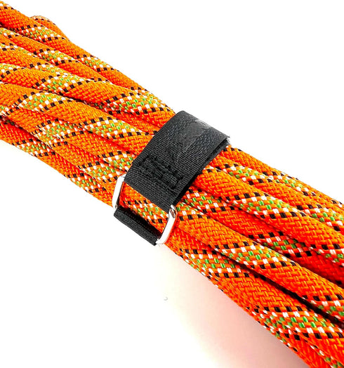 4x 8" x .75" (6.5" useable) Hook and Loop Nylon Cinch Straps, Reusable Fastening, Securing, Cable Straps...
