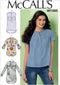 McCall's Patterns M7360 Misses' Henley Tops, Size E5 (14-16-18-20-22)...