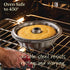 Anolon Advanced Nonstick Fluted Mold Baking Pan, 9.5 Inch, Gray, Carbon Steel...