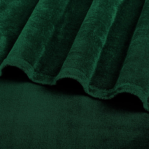 PAVILIA Fleece Blanket King Size | Super Soft, Plush, Luxury Flannel Throw | Lightweight Microfiber Blanket for Sofa Couch Bed (Emerald Green, 90x...