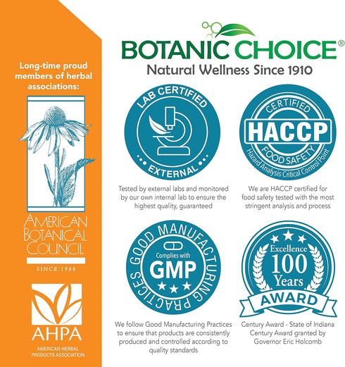 Botanic Choice Premium Turmeric Antioxidant Support - Joint Health Supplement for Adults - 180 Vege Capsules (500 mg each)...