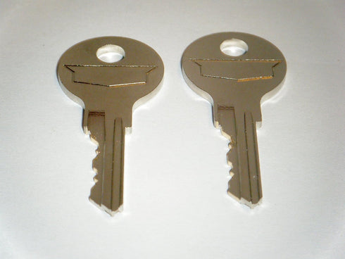Steelcase File Cabinet Keys from FR401 to FR450 Chicago Office Furniture Desk Keys. 2 - Keys Just Match Your Number Steel Case (FR401)...