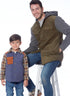 McCall's Patterns Men's and Boys' Lined Button-Front Jackets with Hood Options Sewing Pattern, (SML-MED-LRG-XLG)...