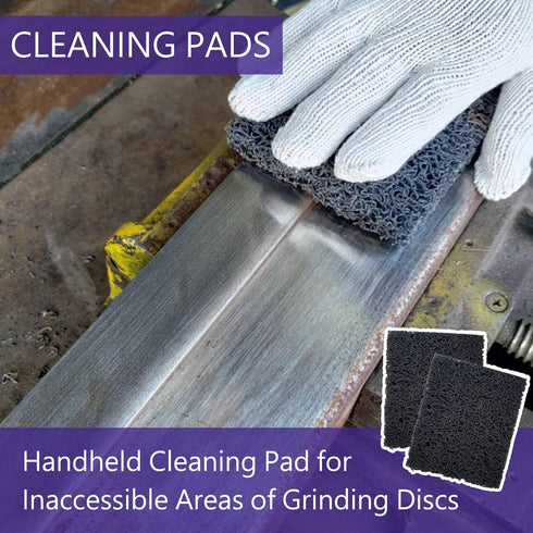 Premium 6 Pack Griddle Cleaning Pads - Heavy Duty 4x5 inch Size for Effortless Grime Removal - Professional Grade Scrubbers for Metal Grills, Spar...