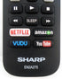 Sharp Electronics EN2A27S TV Remote Control...