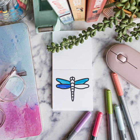 A Brighter Year - Pocket Size Tiny Eats & Treats,Little Moments,Birds Bugs and Botany Mini Coloring Book. 3x3 inches On-The-Go Travel Size Colorin...