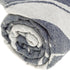 Bersuse 100% Cotton Kona Turkish Towel Beach Towel Bath Towel Dual Layer Peshtemal Beach Blanket Beach Essentials - 37x70 Inches, Dark Blue...