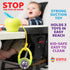 Suction Cup High Chair Toys Holder | 3 Toy Tethers Keep Toys from Falling | Holds Teethers, Snack Cups | for Babies 6-12 Months | Perfect for Trav...