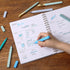 Mr. Pen- Aesthetic Highlighters and Pens No Bleed, 12 Pack, Forest Green Color Bible Highlighters No Bleed, Black Ink Bible Pens, Highlighter Pens...